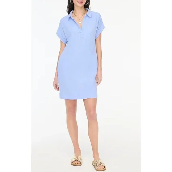J. Crew Factory | Dresses | J Crew Factory Shortsleeve Gauze Popover Dress Womens Size Medium Blue Nwt | Poshmark J. Crew Factory | Dresses | J Crew Factory Shortsleeve Gauze Popover Dress Womens Size Medium Blue Nwt | Poshmark